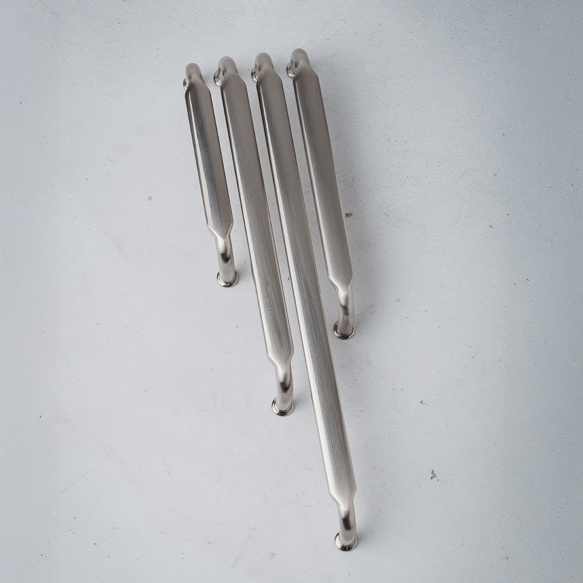 Eton 12mm D-Bar Cabinet Pull Handle - 224mm Centres - Satin Nickel - view 2