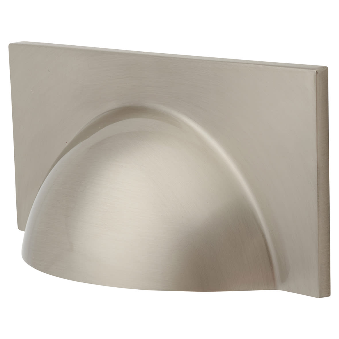 Crofts & Assinder Monmouth Square Cabinet Cup Handle - 64mm Centres - Brushed Satin Nickel - view 4