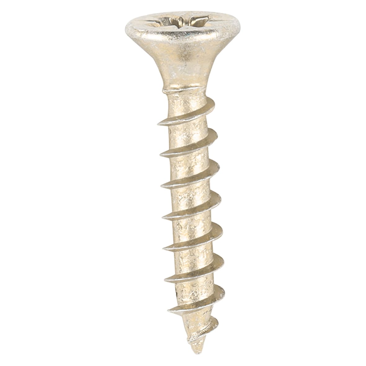 Solo Chippy Pozi Countersunk Wood Screws - 3.5 x 20mm - Yellow Zinc - Pack of 200 - view 3