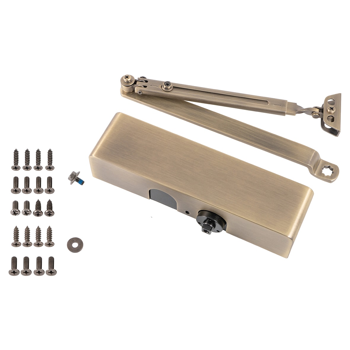93 Series Overhead Fire Door Closer - Power Size 2-4 - Push/Pull Mounting - Antique Brass - view 2