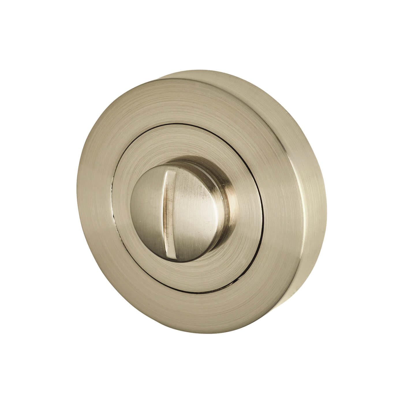 Bathroom Turn & Release - 52mm Diameter - Satin Nickel - view 4