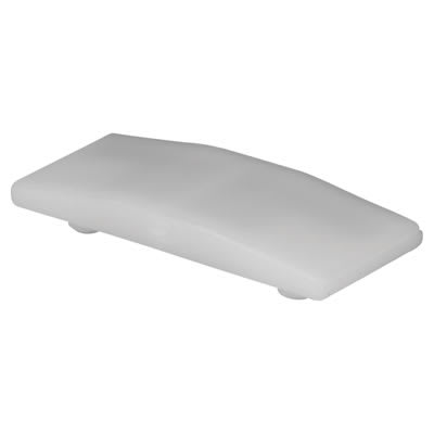 Cockspur Wedge - 5mm Height - White - Pack of 10 - view 2