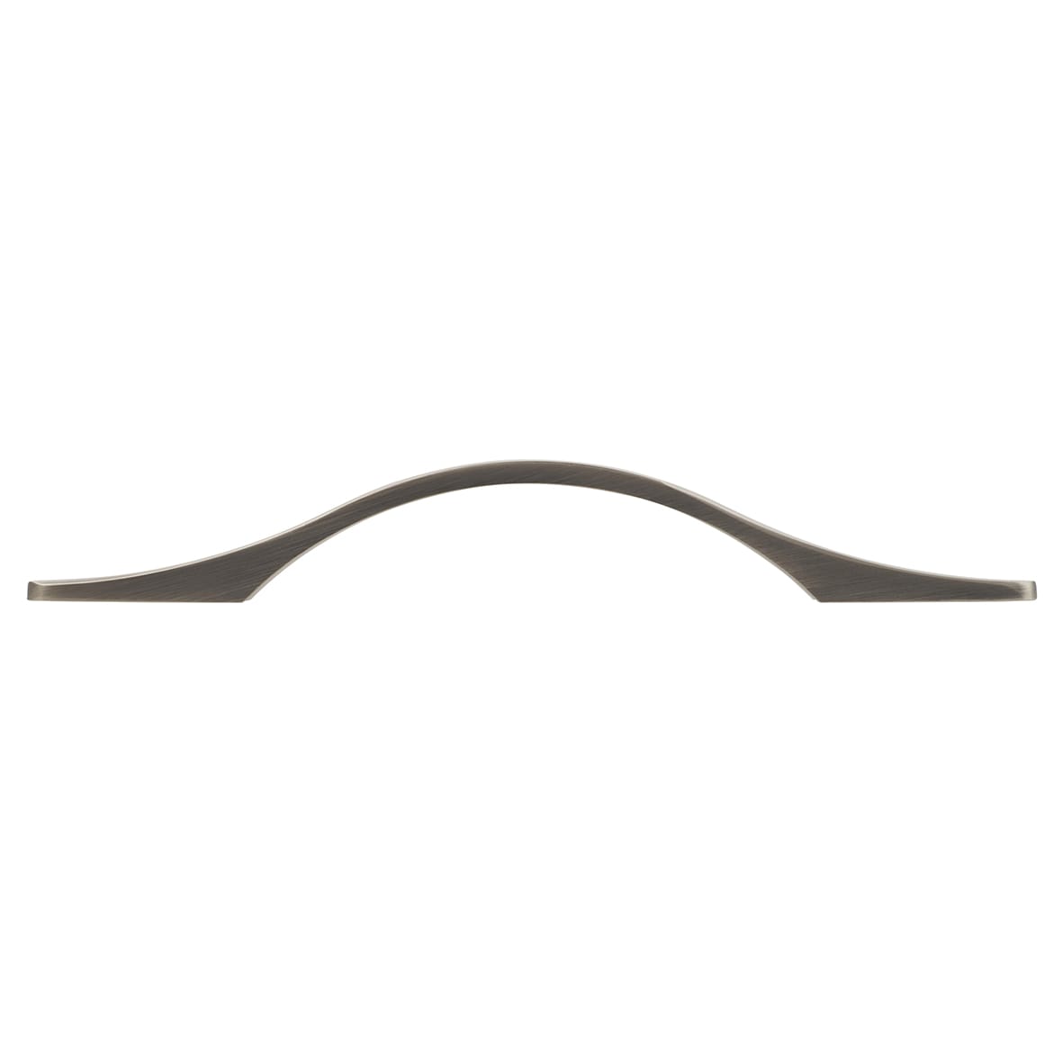 Crofts & Assinder Malvern Bow Cabinet Pull Handle - 128mm Centres - Brushed Iron - view 2