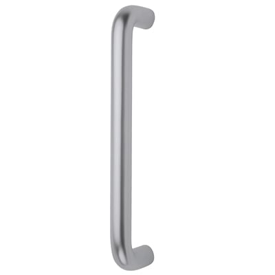 Satin Aluminium 19mm D-Bar Door Pull Handle - Bolt Fix - 300mm Centres - view 2