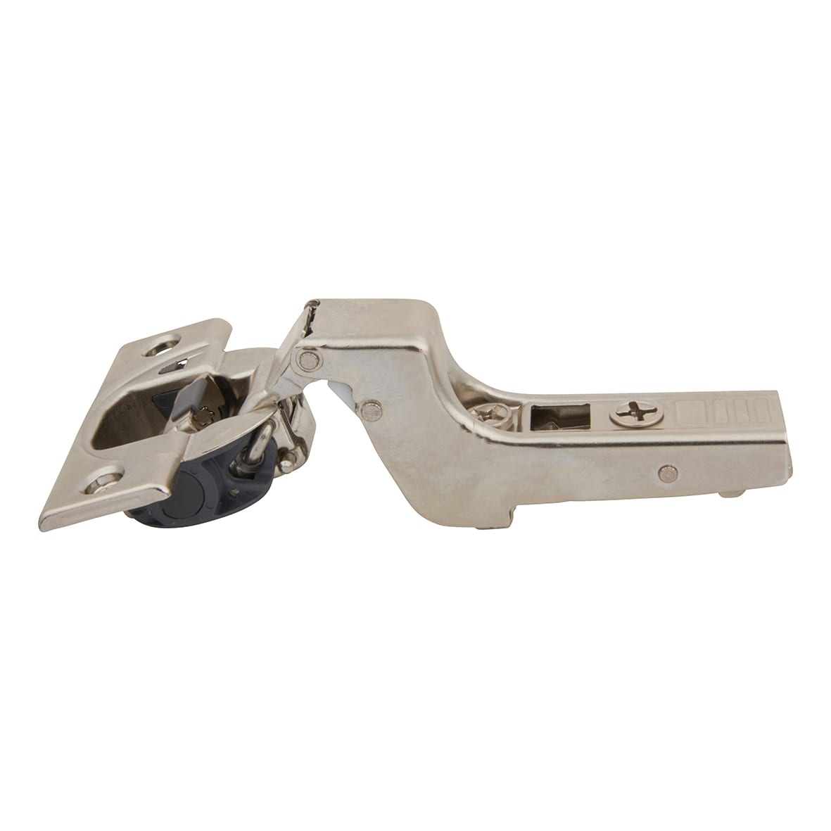 CLIP Top Soft Close Cabinet Hinge Pack & 0mm Mounting Plates - 110° - Inset - Zinc Plated -Pair - view 3