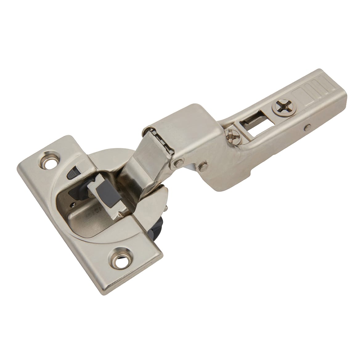 CLIP Top Soft Close Cabinet Hinge Pack & 0mm Mounting Plates - 110° - Inset - Zinc Plated -Pair - view 5