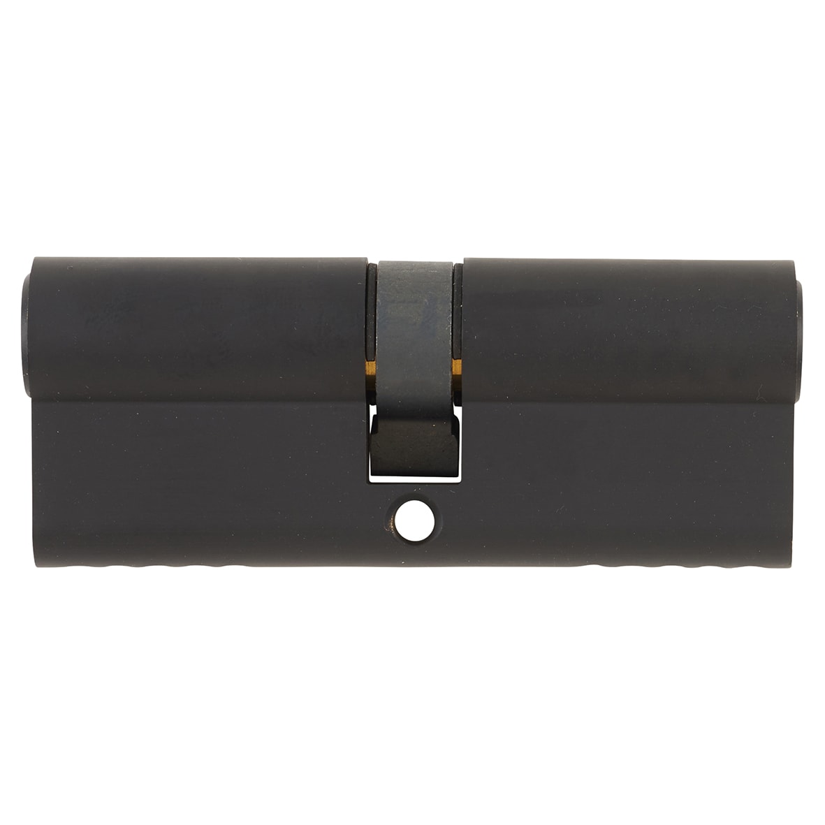 5 Pin 80mm Euro Double Cylinder - 40 + 40mm - Matt Black - Keyed to Differ - view 2