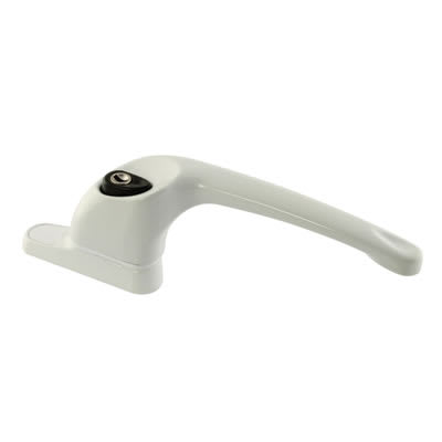 uPVC/Timber Maxim Espagnolette Locking Multipoint Window Handle - Right Hand - White - view 2