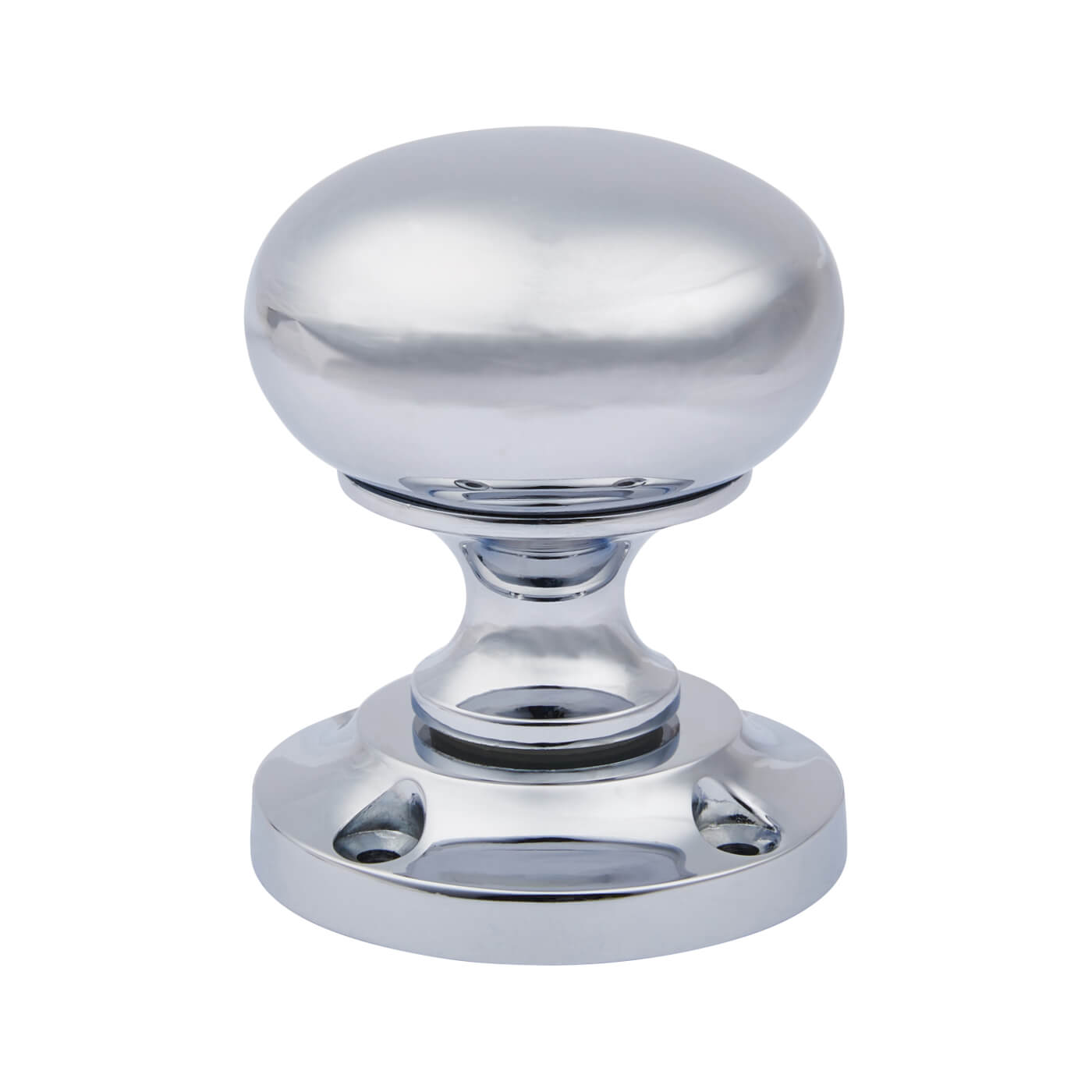 Marcus Polished Chrome Mortice Door Knob - 57mm Rose Diameter - Victoria Range - view 3