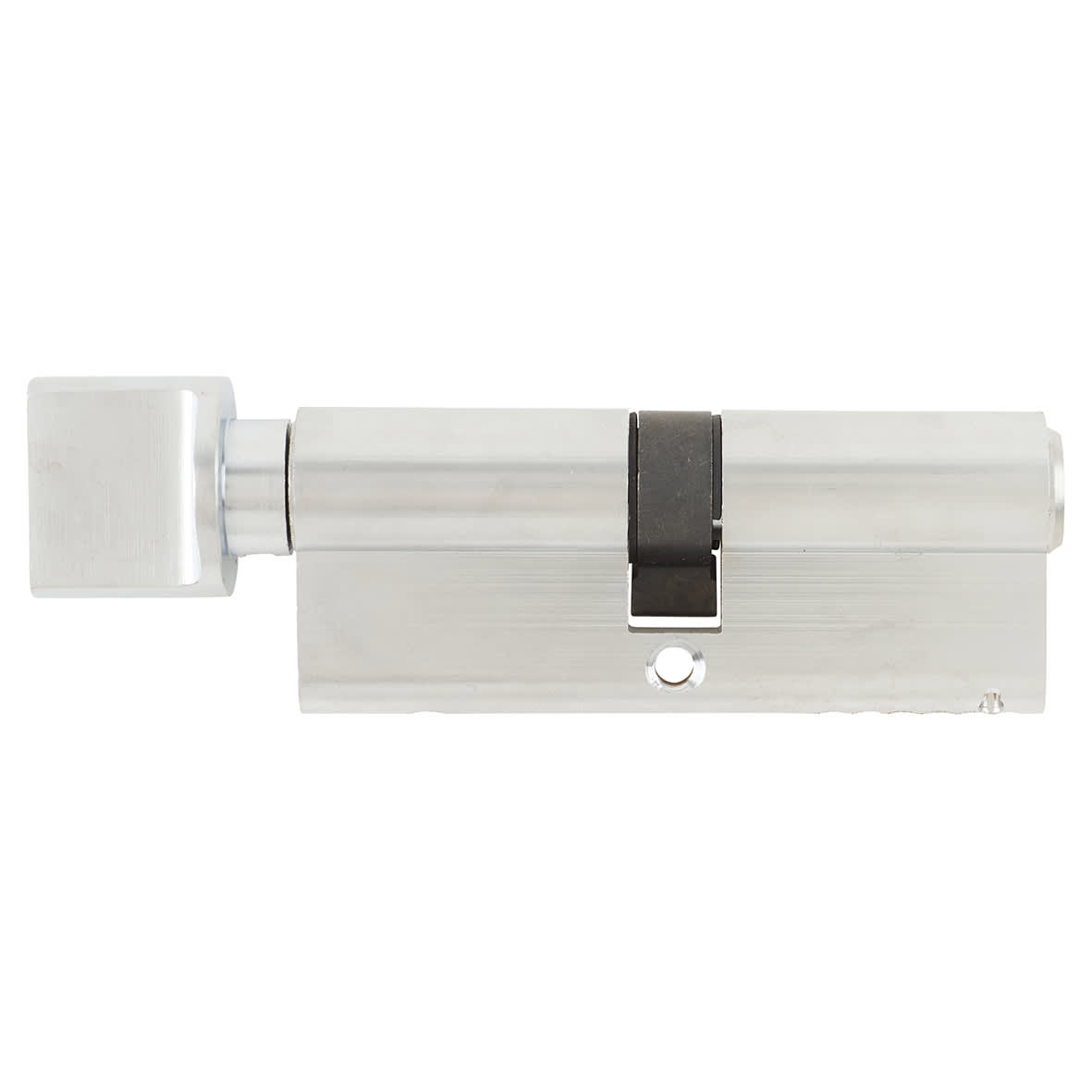 10 Pin 80mm Euro Thumbturn Cylinder - 40mm Turn + 40mm - Satin Chrome - Keyed to Differ - view 2