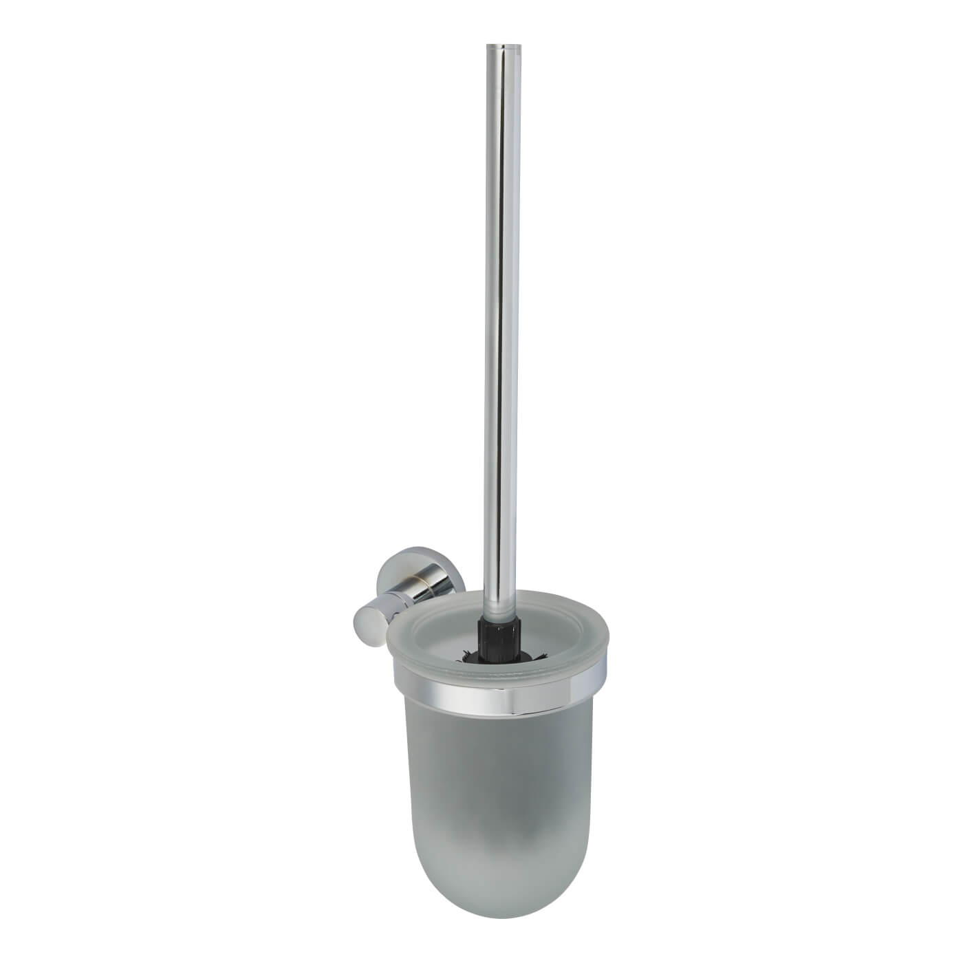 Style Toilet Brush Holder - 365 x 135 x 110mm - Polished Chrome - view 2
