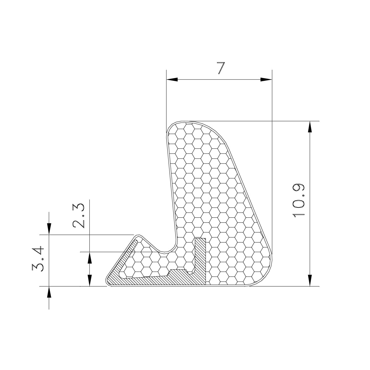 Schlegel AQ4846 (QL3037) Aquamac Seal - 200m Length - White - view 2