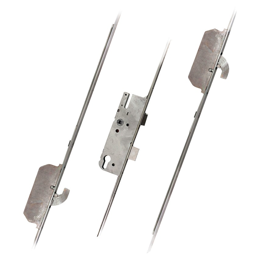 3 Point Multipoint Door Lock - 2 Hook - 45mm Backset - 92mm c/c - view 2