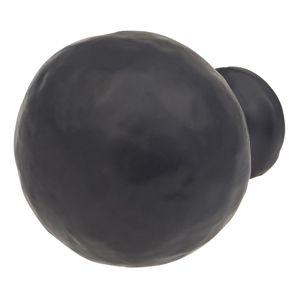 Ball Cabinet Knob - 30mm Diameter - Antique Black Iron - view 2