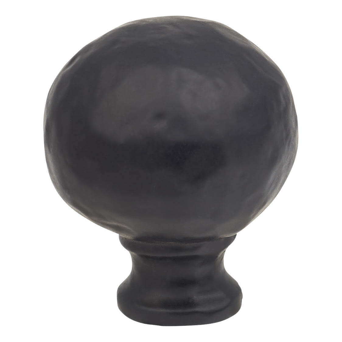 Ball Cabinet Knob - 30mm Diameter - Antique Black Iron - view 3