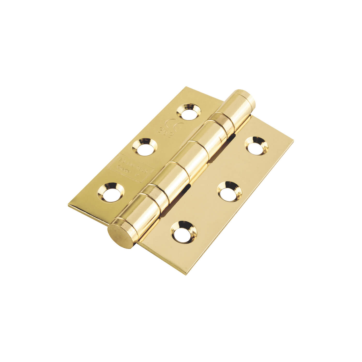 Polished Brass Bathroom Lock Door Handles on Rose Pack - Eloise Range - view 5