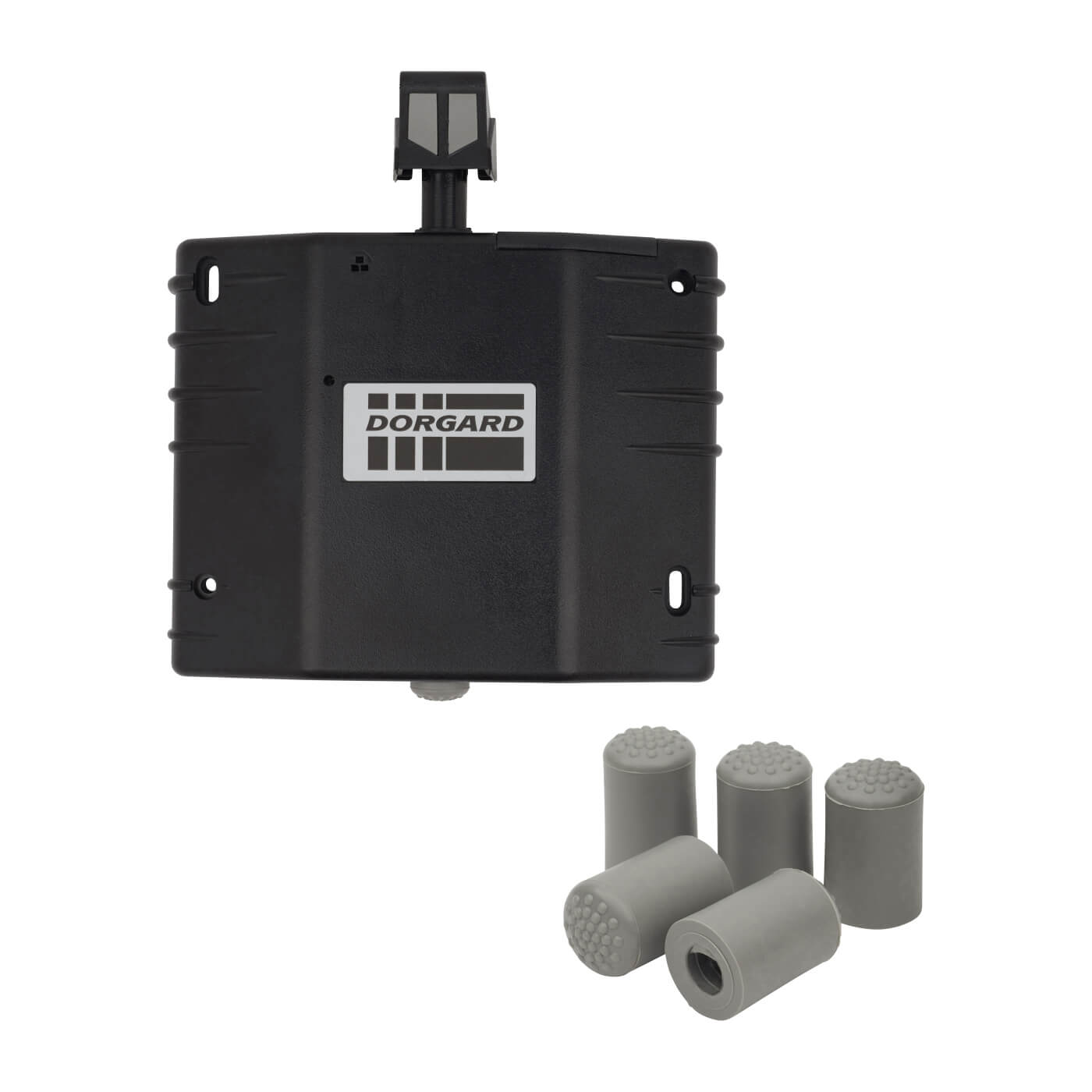 Fireco Dorgard Fire Door Holder - Black with Spare Ferrules - view 2