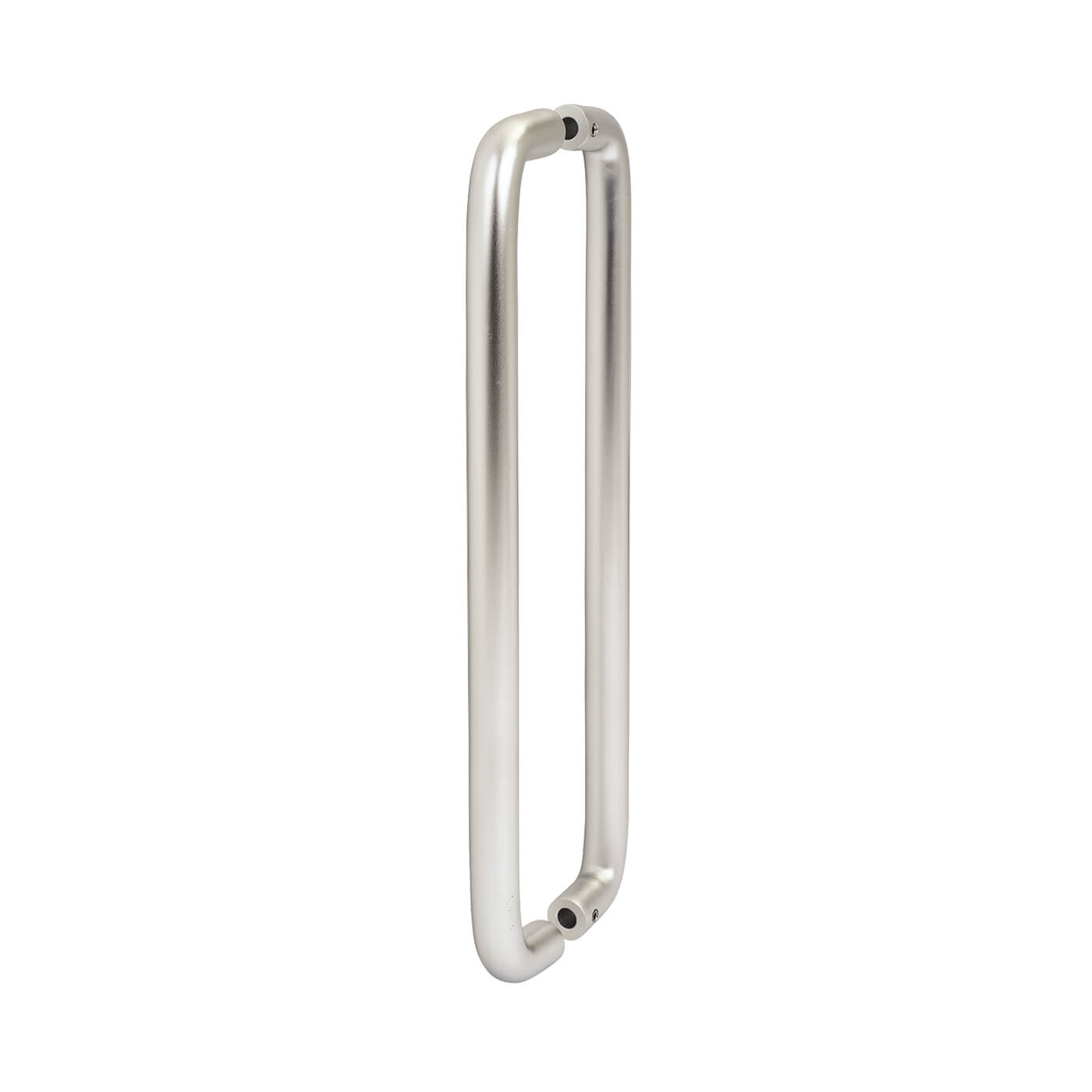 Satin Aluminium 19mm D-Bar Door Pull Handles - Back to Back - 425mm Centres - view 2