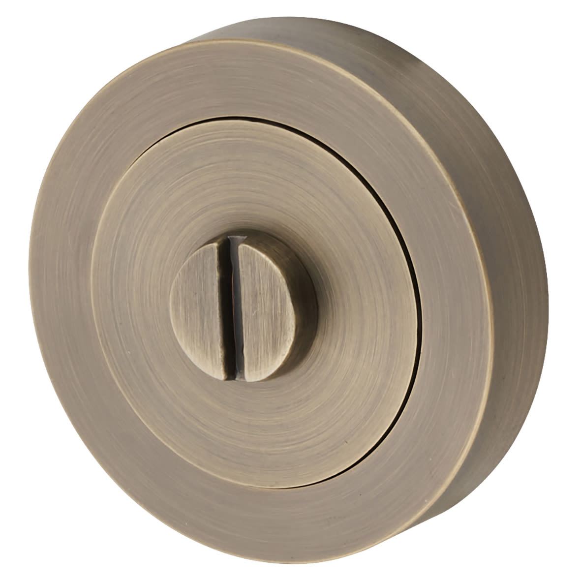 Brass Bathroom Turn & Release & Deadbolt Ultimate Kit - Antique Brass - view 3