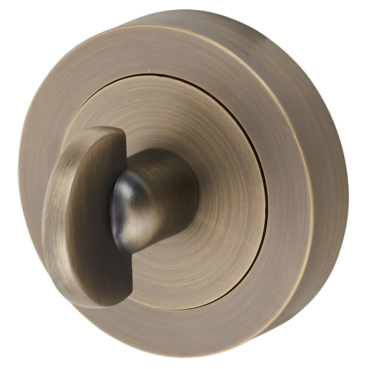 Brass Bathroom Turn & Release & Deadbolt Ultimate Kit - Antique Brass - view 4