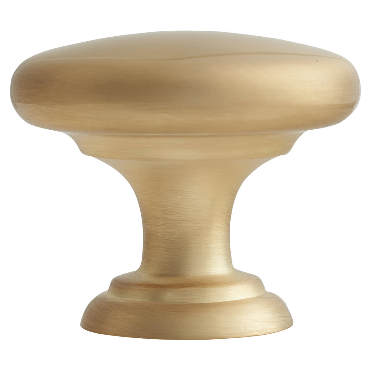 Crofts & Assinder Monmouth Round Cabinet Knob - 38mm Diameter - Brushed Satin Brass - view 3