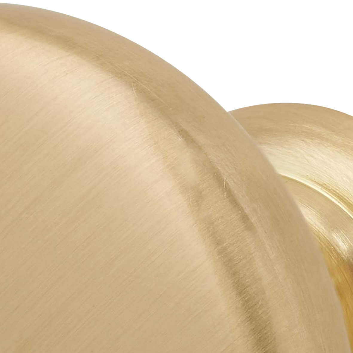 Crofts & Assinder Monmouth Round Cabinet Knob - 38mm Diameter - Brushed Satin Brass - view 6