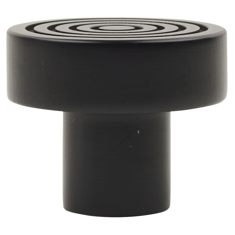 Hoxton Murray Round Cabinet Knob - 30mm Diameter - Matt Black - view 2