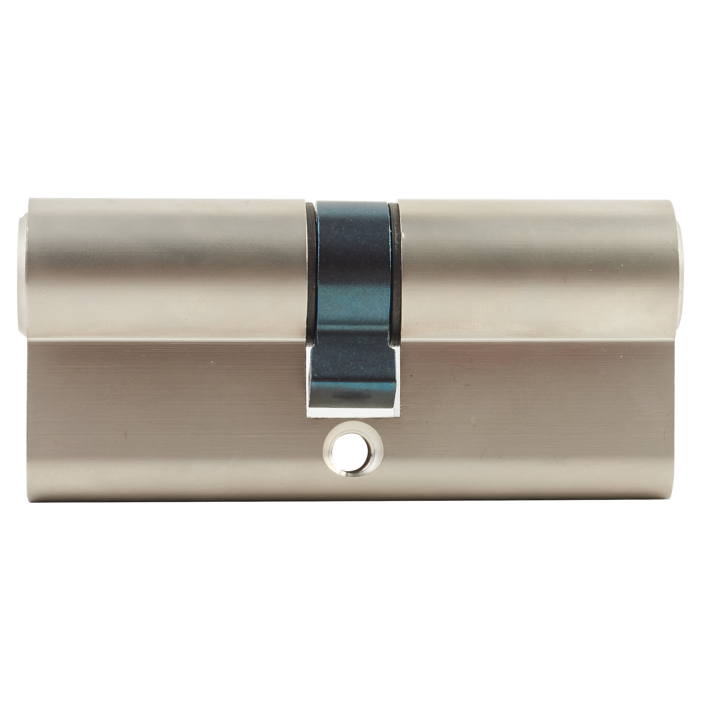6 Pin 80mm Euro Double Cylinder 40 + 40mm - Satin Nickel - Master Keyed B - view 2