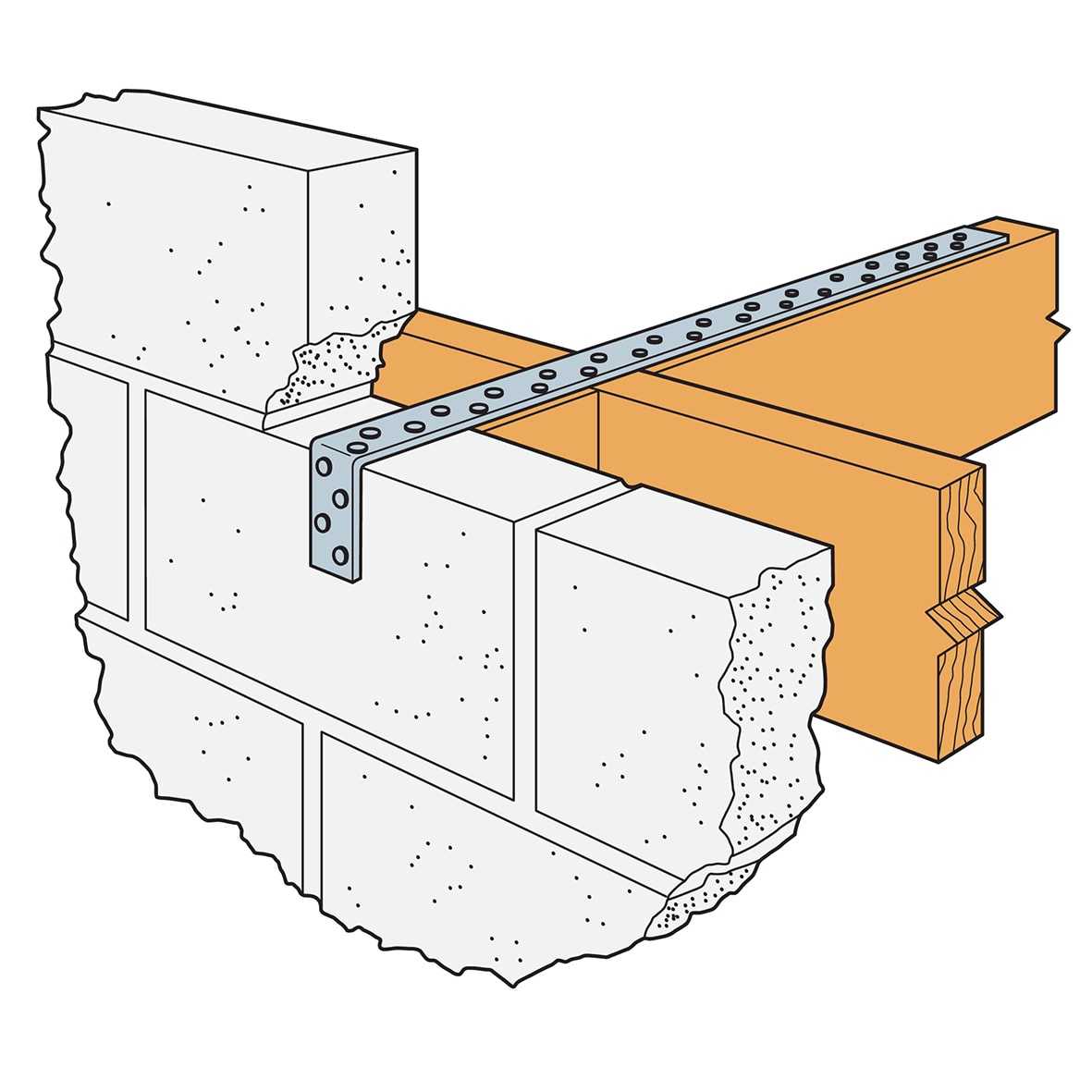 Heavy Duty Restraint Strap - 1500 x 28 x 4.2mm - 100mm Bend - view 3