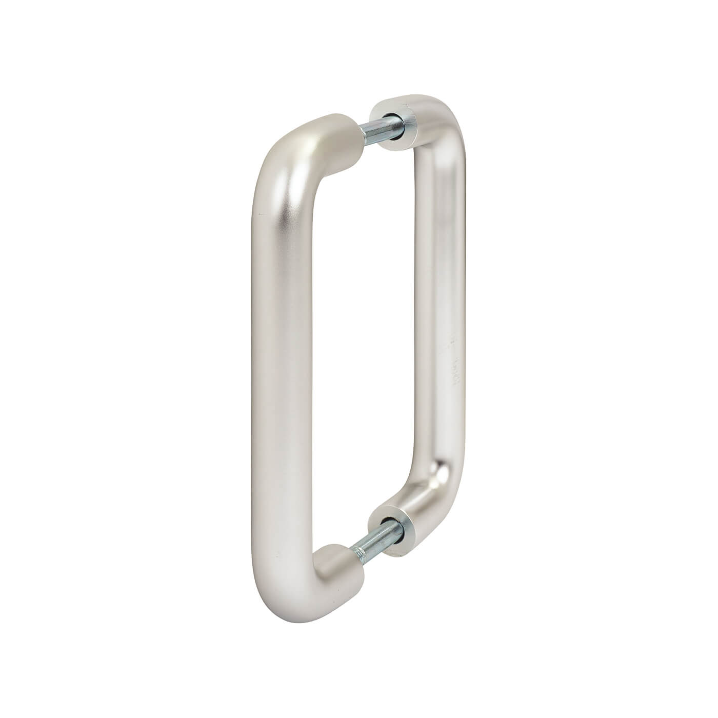 Satin Aluminium 19mm D-Bar Door Pull Handles - Back to Back - 150mm Centres - view 2