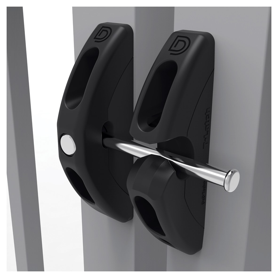 D&D Locking Toggle Gate Latch - 120 x 40mm - Black - view 2