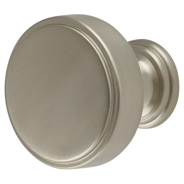 Crofts & Assinder Calgary Round Cabinet Knob - 40mm Diameter - Brushed Satin Nickel - view 2
