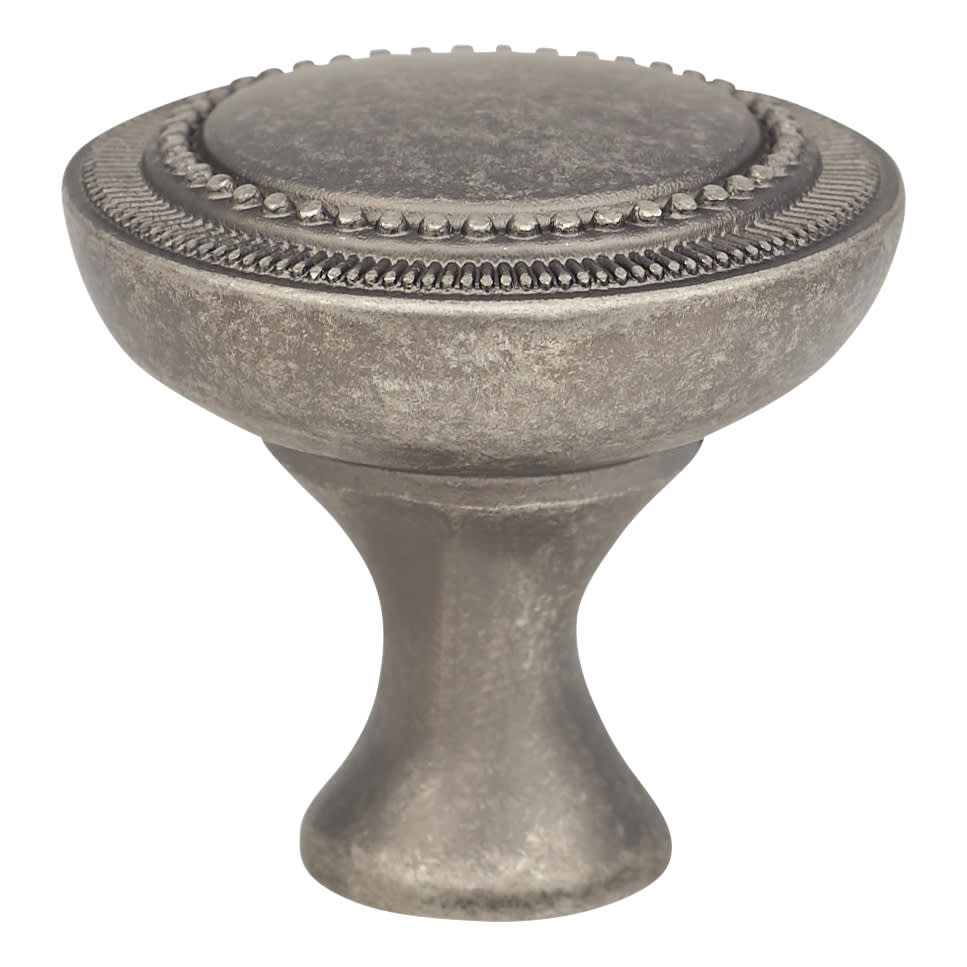 Averill Round Cabinet Knob - 30mm Diameter - Antique Pewter - view 3