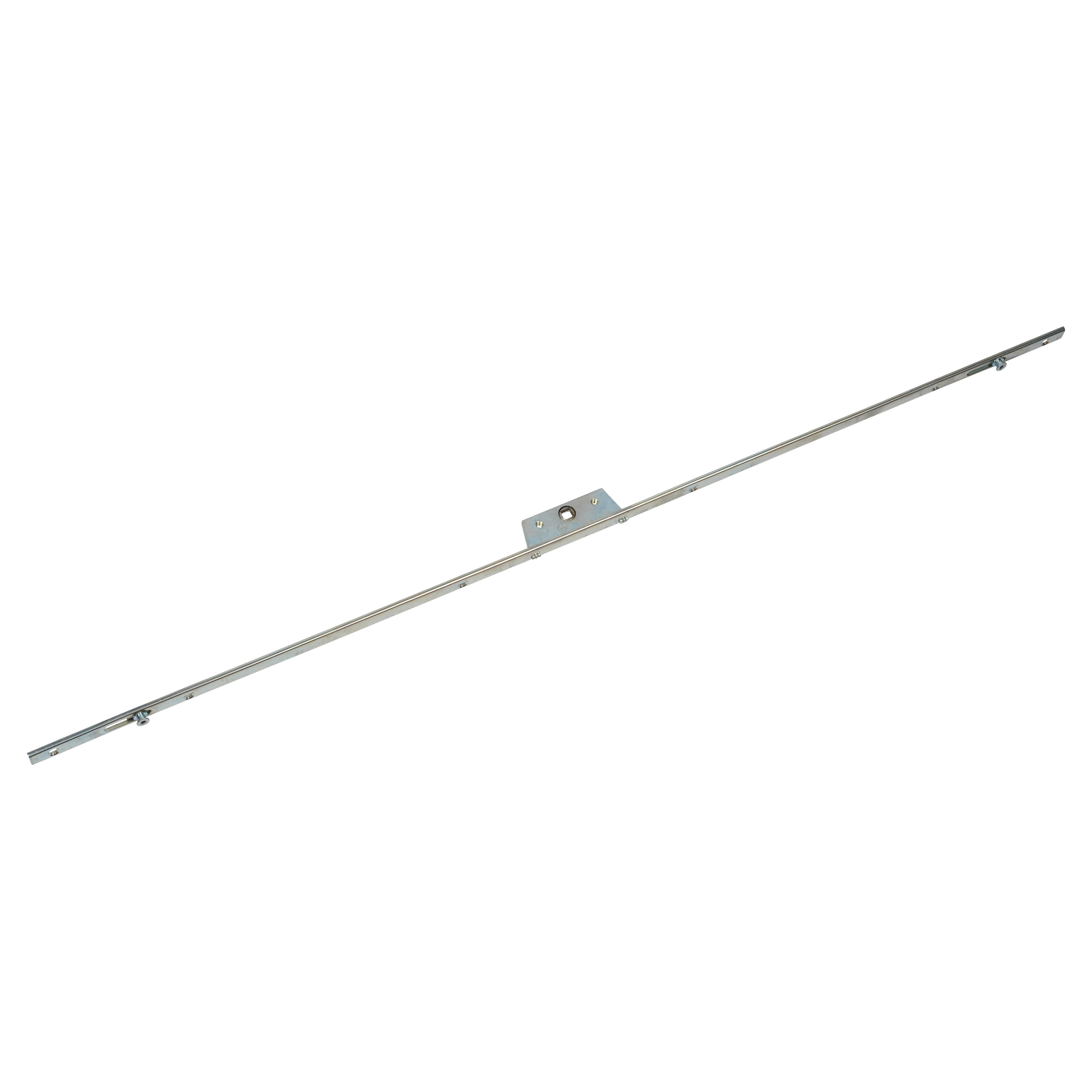 Slim U-Rail Offset Espagnolette uPVC Window Lock - 800mm Length - 20mm Backset - 6mm Cam - view 2