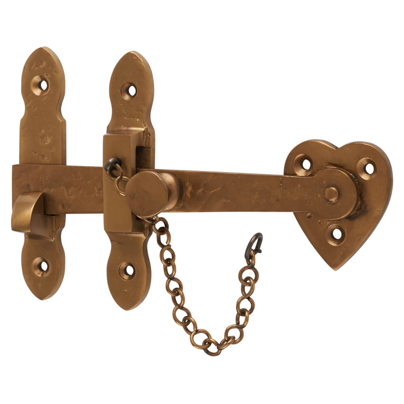 Antique Bronze Cottage Thumb Latch Set - view 3