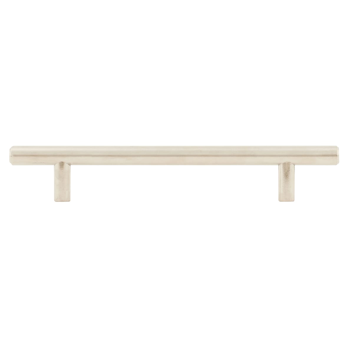 12mm T-Bar Cabinet Pull Handle - 128mm Centres - Polished Nickel - view 2