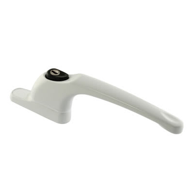 uPVC/Timber Maxim Inline Espagnolette Locking Multipoint Window Handle - Dual - White - view 2