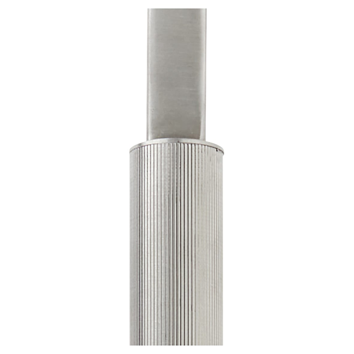 Satin Stainless Steel 25mm Lines D-Bar Door Pull Handle - Bolt Fix - 450mm Centres - view 2