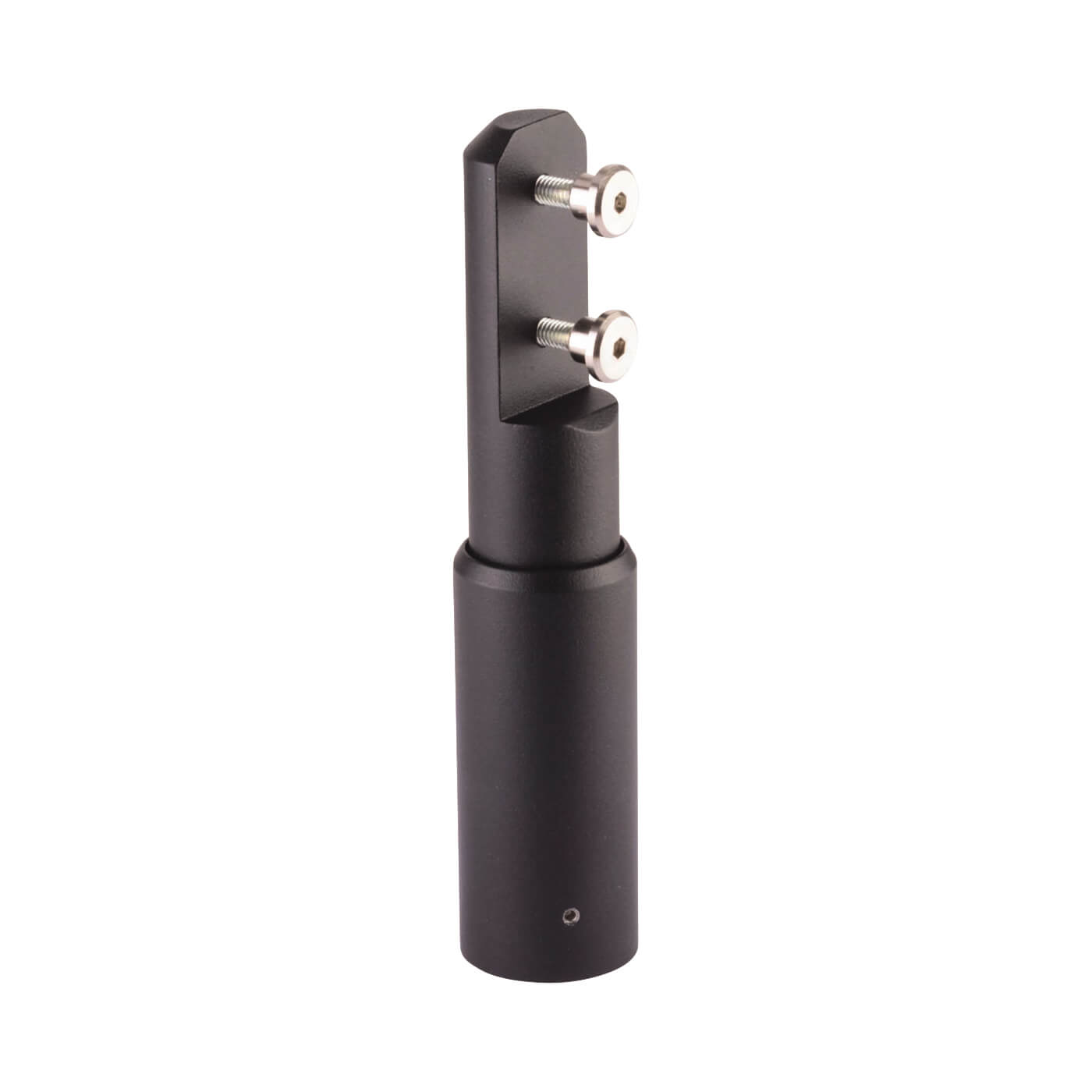 Premier Toilet Cubicle Partition Leg - 12-21mm Panels - Black Textured - view 2