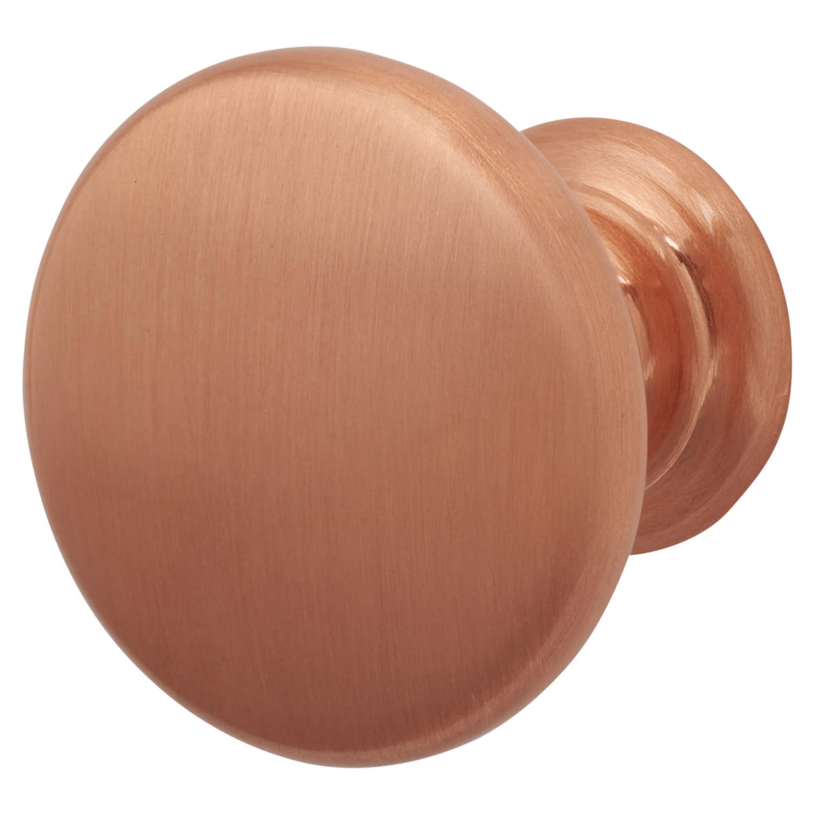 Crofts & Assinder Monmouth Round Cabinet Knob - 32mm Diameter - Brushed Copper - view 2