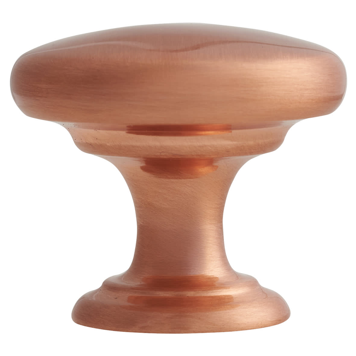 Crofts & Assinder Monmouth Round Cabinet Knob - 32mm Diameter - Brushed Copper - view 3