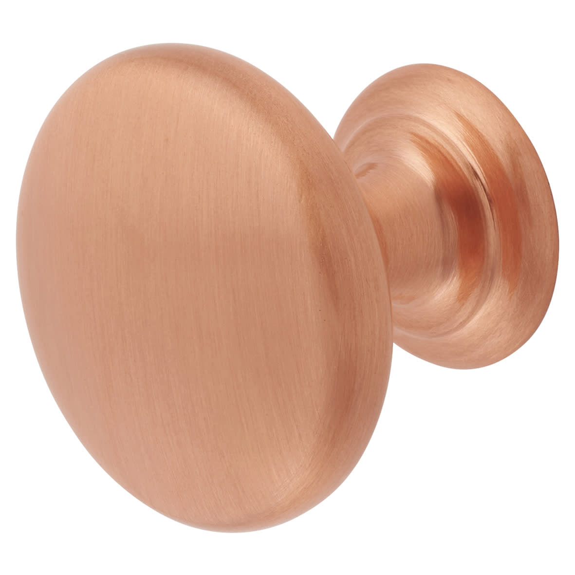 Crofts & Assinder Monmouth Round Cabinet Knob - 32mm Diameter - Brushed Copper - view 4