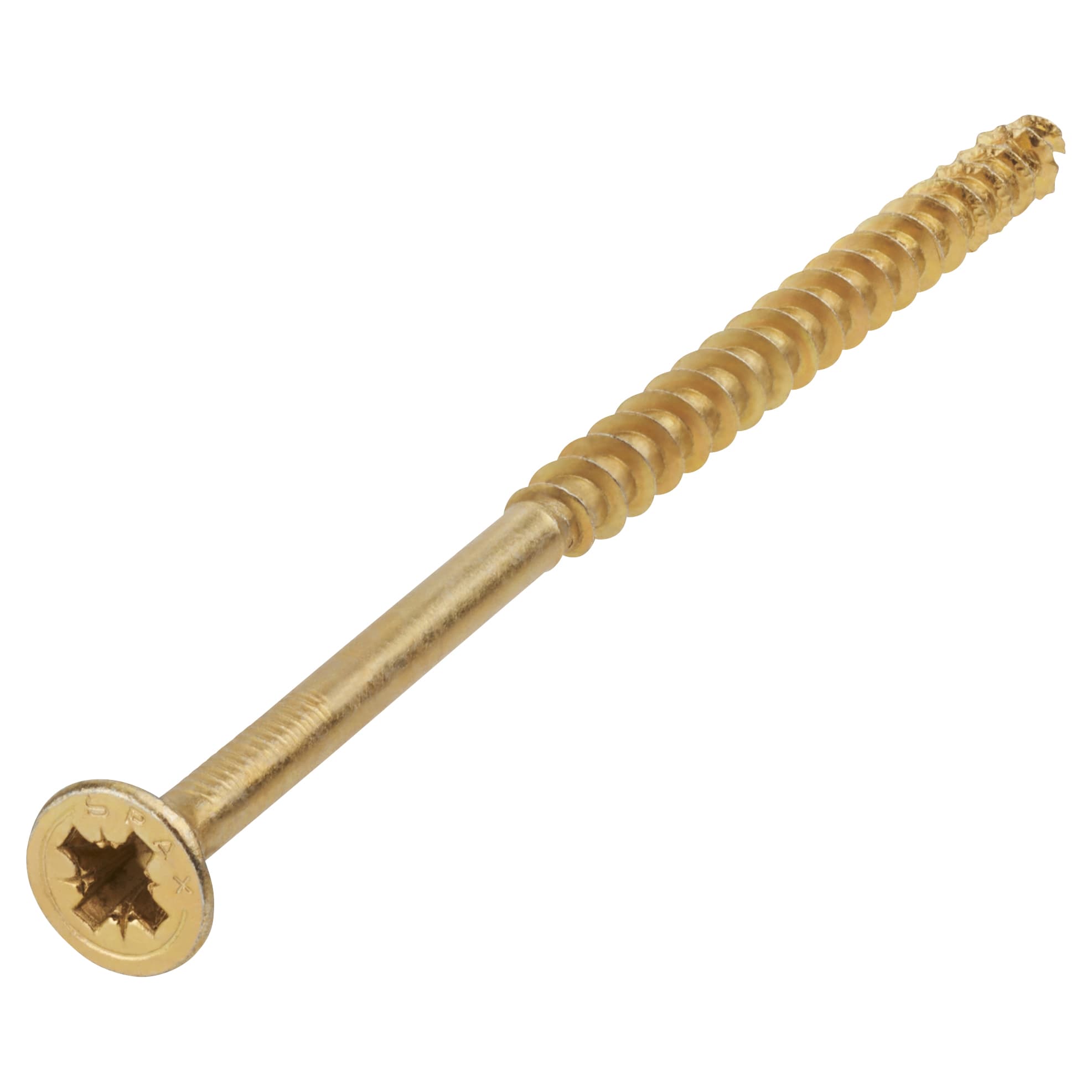 Yellox Pozi Countersunk Wood Screws - 5.0 x 100mm - Yellow Zinc - Pack of 100 - view 4