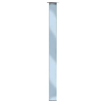 Square Designer Table Leg - 50 x 710mm - Polished Chrome - view 2