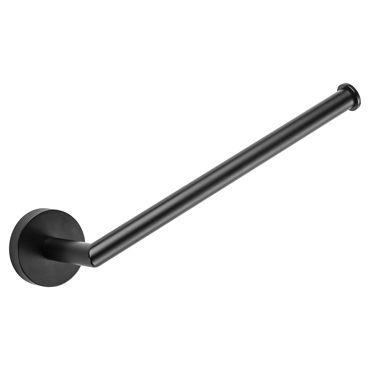 Epsom Flexi-Fix Round Towel Bar - 270.5 x 81.5 x 54mm - Matt Black - view 5
