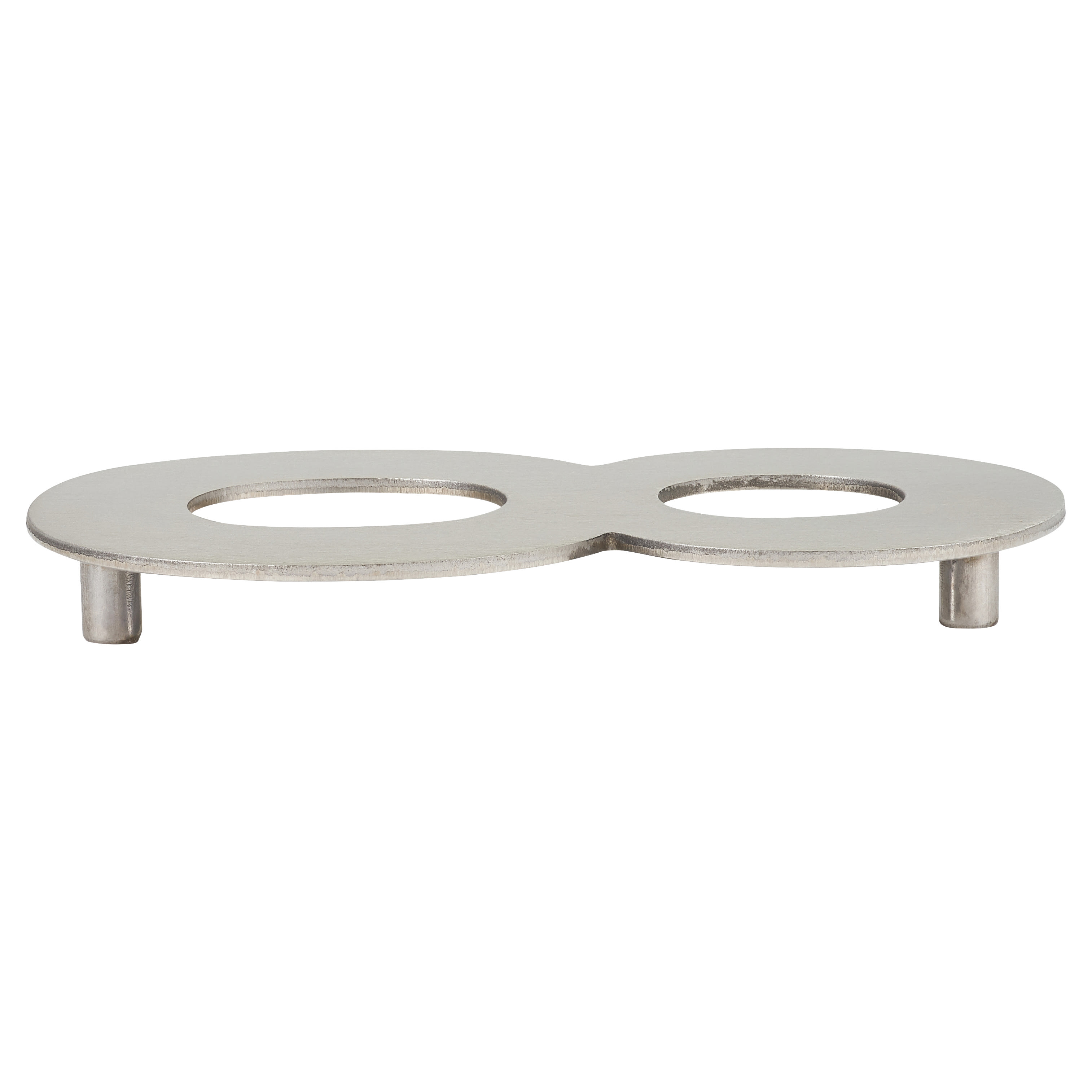 100mm Concealed Screw Fix Door Numeral - 8 - Satin Stainless Steel - view 3