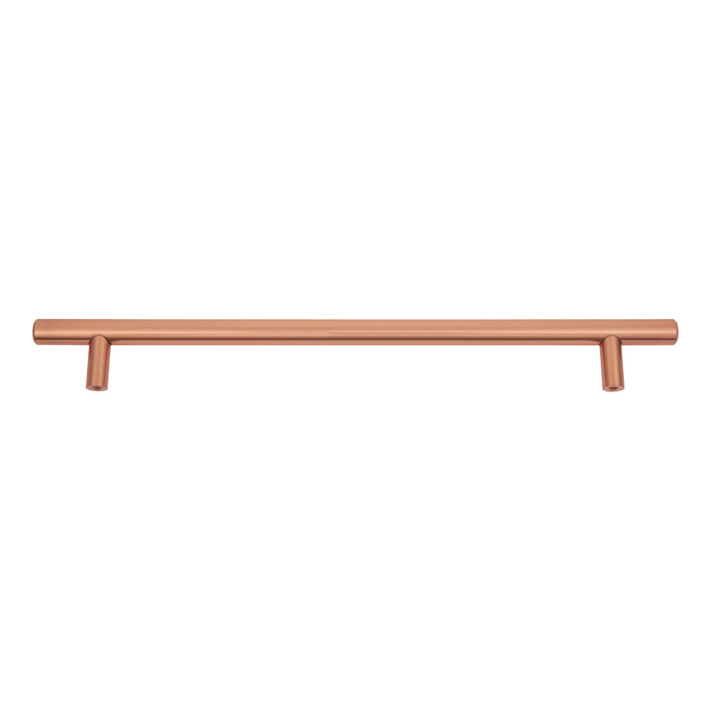 12mm T-Bar Cabinet Pull Handle - 224mm Centres - Bright Copper - view 3