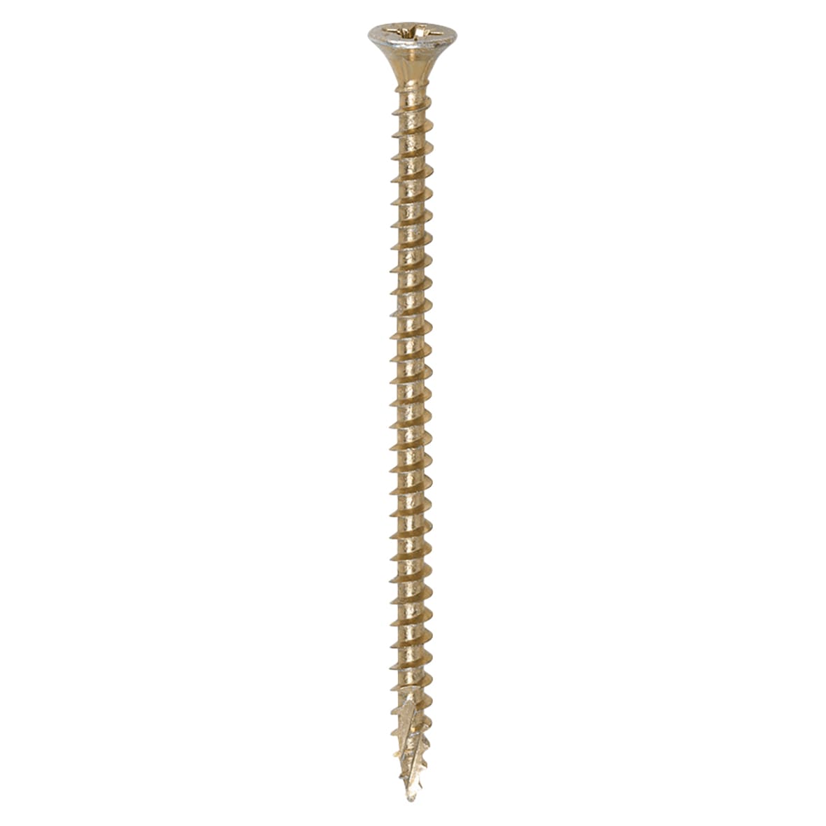 C2 Strong-Fix Pozi Double Countersunk Wood Screws - 4.0 x 70mm - Yellow Zinc - Pack of 200 - view 2