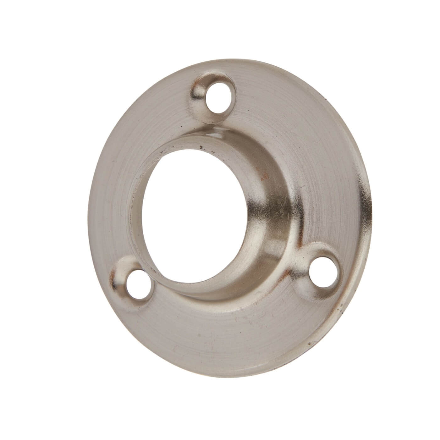 19mm Tube Hanging Rail End Socket - Brushed Nickel - Pack of 2 - view 2