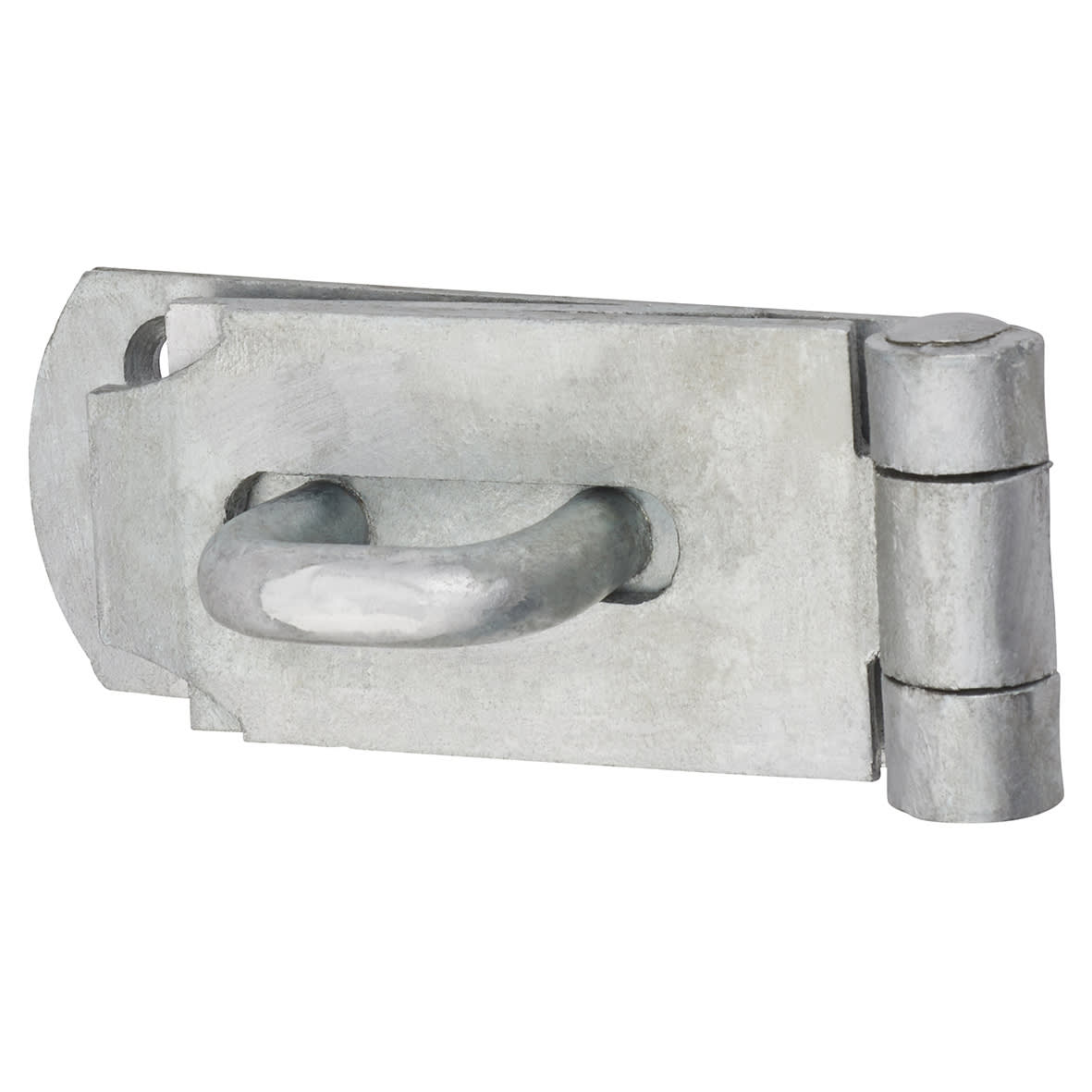 Medium Duty Secure Pattern Hasp & Staple - 200mm Length - Galvanised - view 4